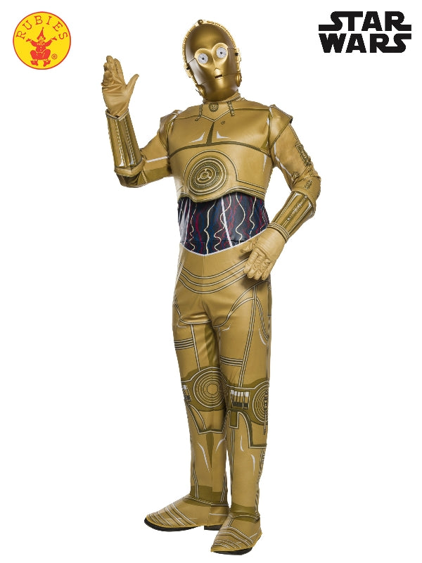 C-3PO DROID DELUXE COSTUME, ADULT - Little Shop of Horrors