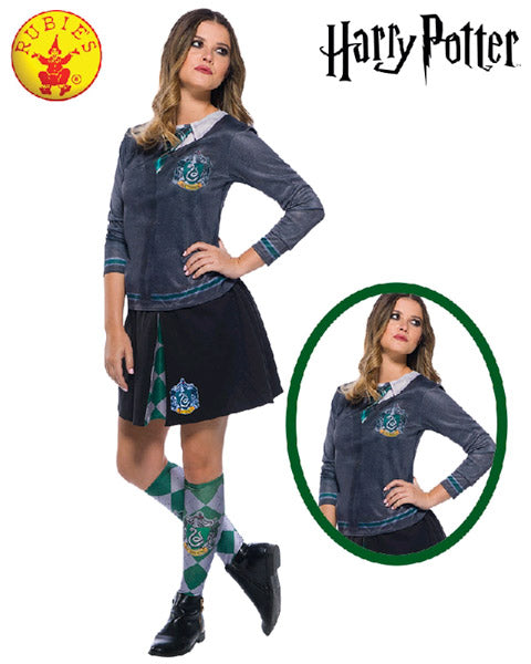 SLYTHERIN COSTUME TOP, ADULT - Little Shop of Horrors
