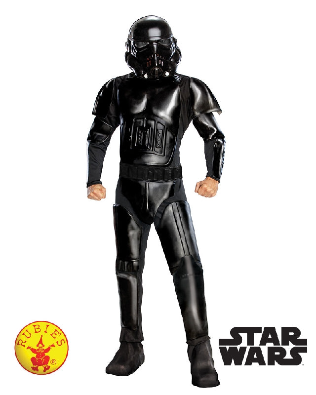 BLACK SHADOW DELUXE TROOPER COSTUME, ADULT - Little Shop of Horrors