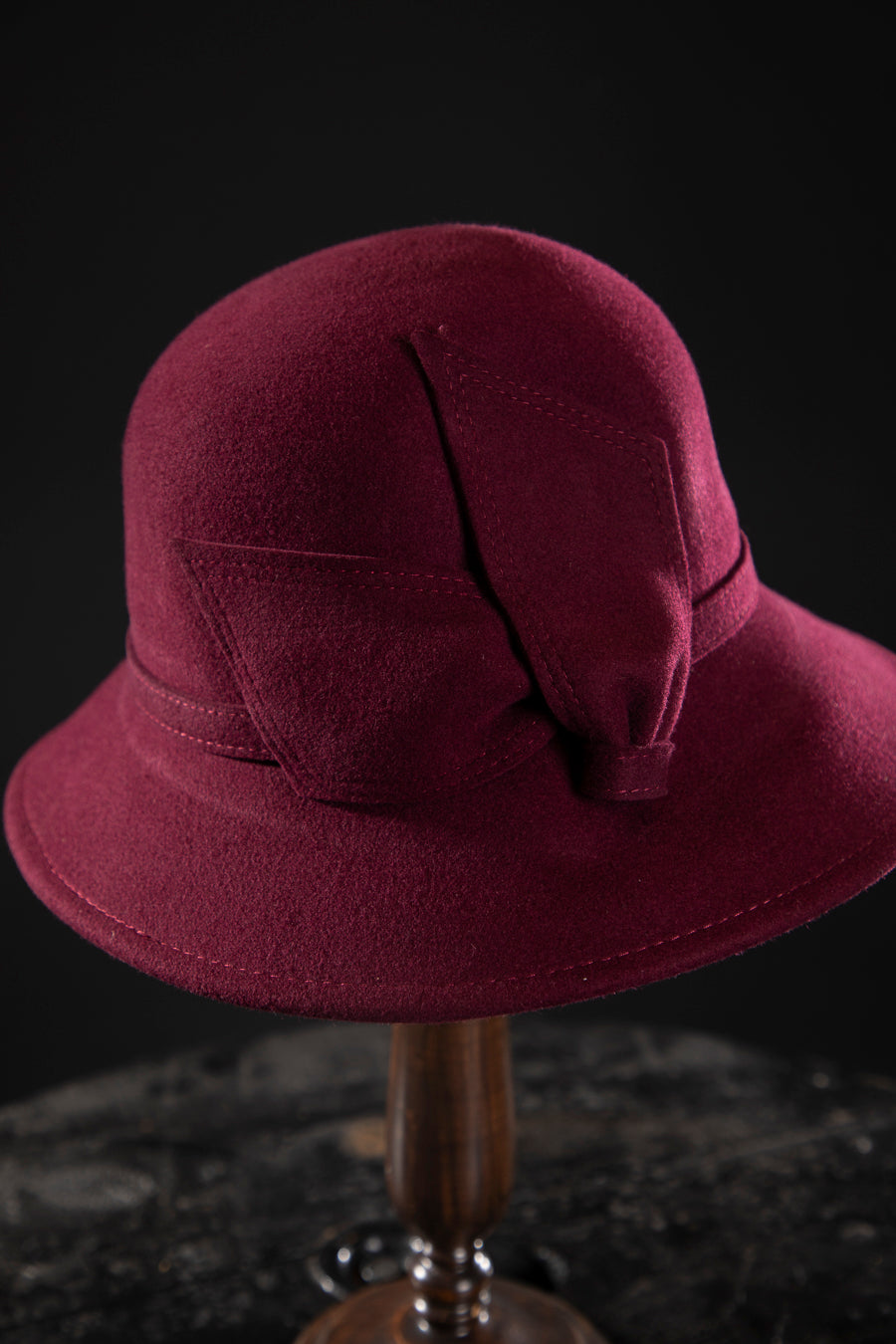Wool Bell 1920s Cloche - Deluxe, high-quality hats for men and women. Our collection of hats including wool felt top hats, fedoras, bowlers, caps, fedoras, trilbys, cloches and more are a wonderful addition to a 1920s Gangster or Gatsby costume, or the perfect fashion accessory. Shop online, or visit our Mornington hat store to see all that we have to offer.