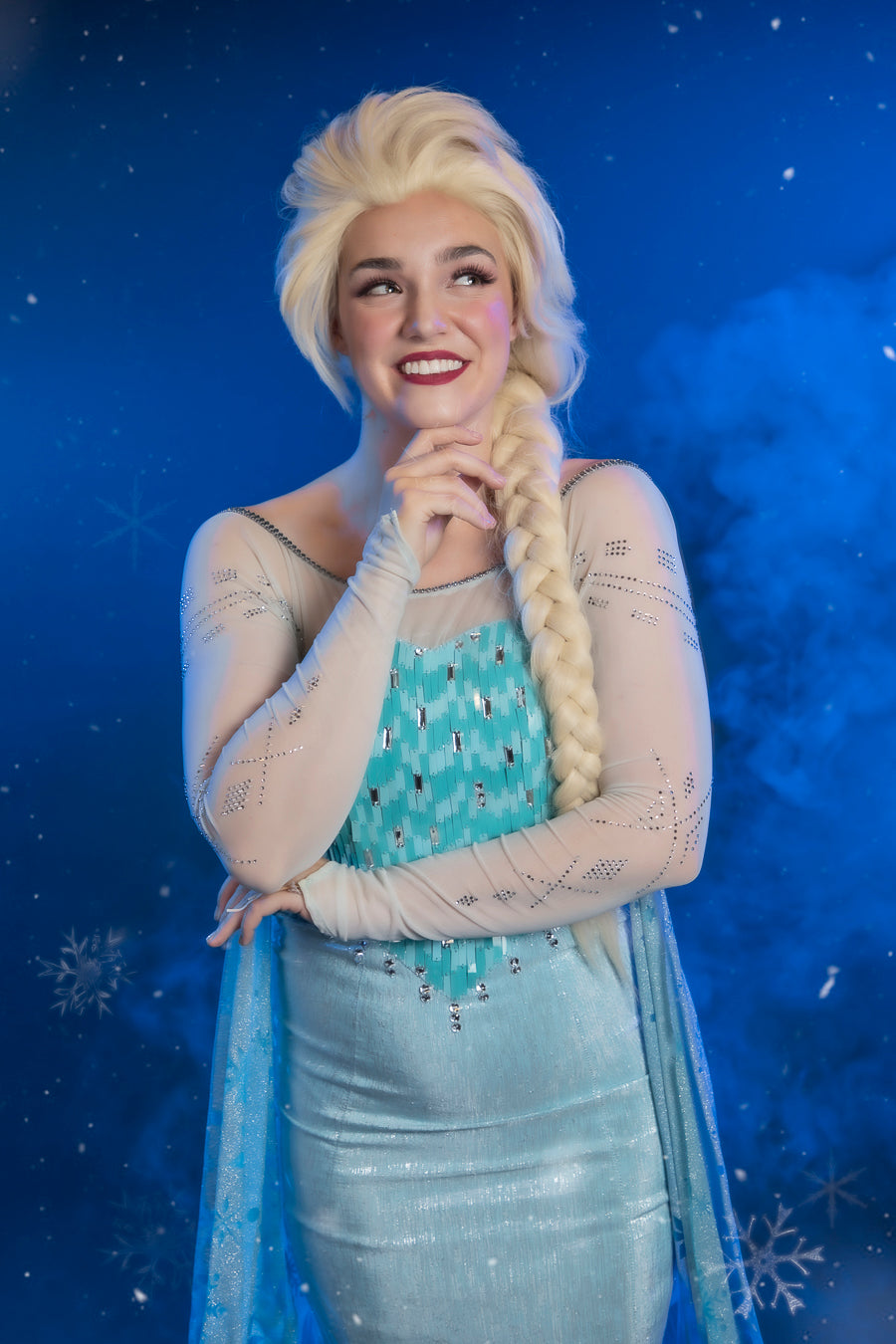 Elsa inspired by the Disney classic Frozen Costume Hire or Cosplay, plus Makeup and Photography. Proudly by and available at, Little Shop of Horrors Costumery 6/1 Watt Rd Mornington & Melbourne