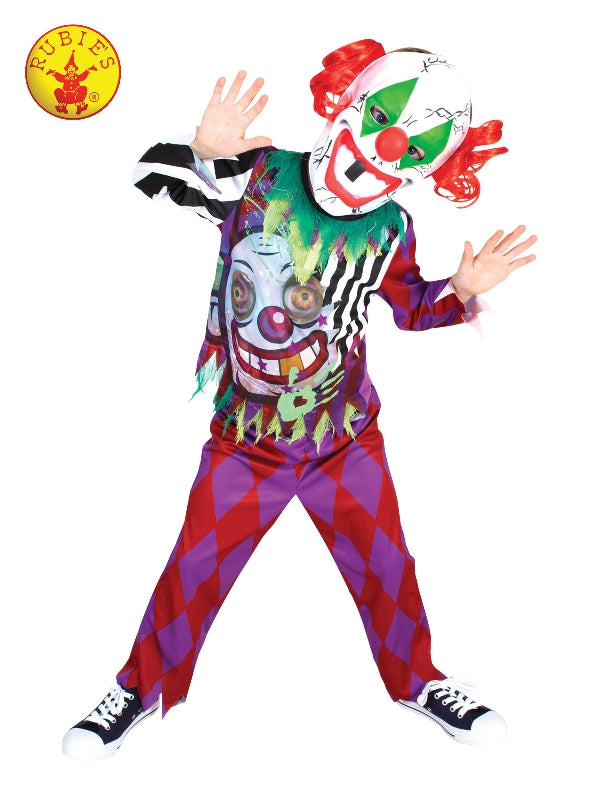 SCARY CLOWN LENTICULAR COSTUME, CHILD - Little Shop of Horrors