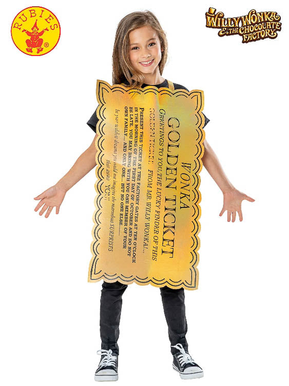 WILLY WONKA GOLDEN TICKET COSTUME - Little Shop of Horrors