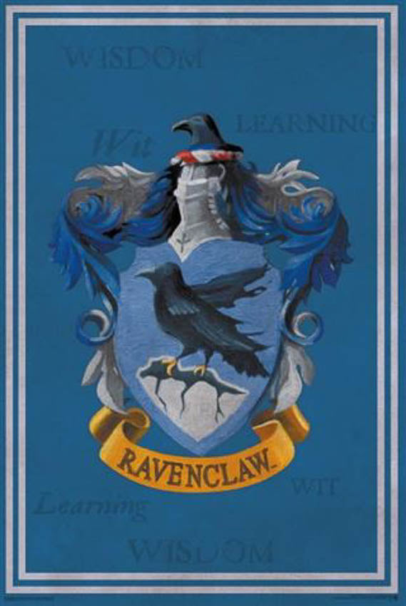 Harry Potter Ravenclaw Crest Poster (4) - Little Shop of Horrors