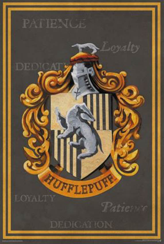 Harry Potter Hufflepuff Crest Poster (5) - Little Shop of Horrors