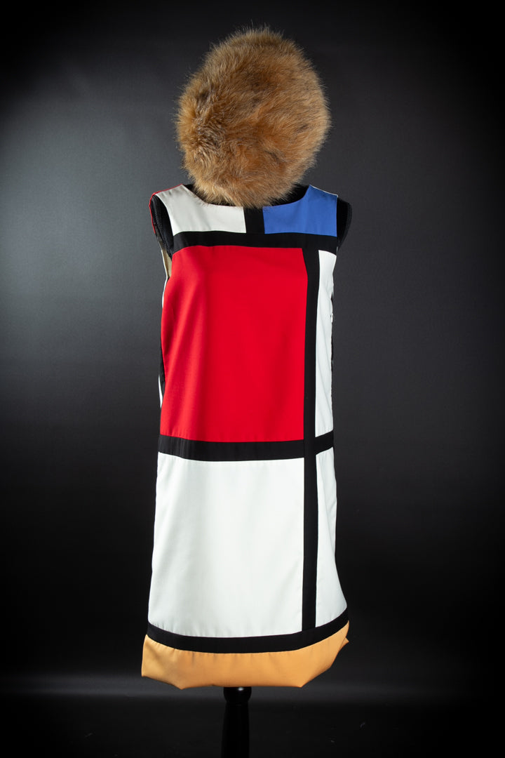 Piet Mondrian Vintage 1960s inspired Dress Costume Hire or Cosplay, plus Makeup and Photography. Proudly by and available at, Little Shop of Horrors Costumery 6/1 Watt Rd Mornington & Melbourne