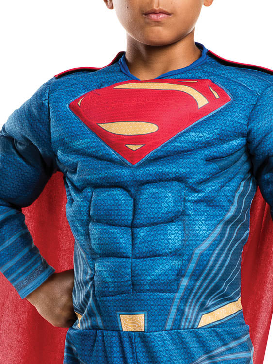 SUPERMAN DELUXE JUSTICE LEAGUE COSTUME, CHILD - Little Shop of Horrors