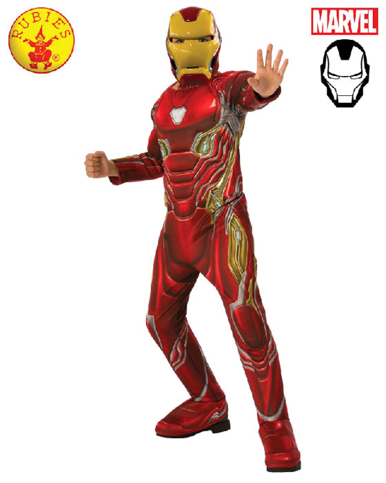 IRON MAN DELUXE INFINITY WAR COSTUME, CHILD - Little Shop of Horrors