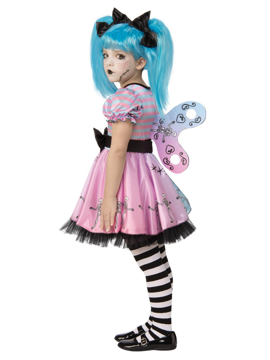 LITTLE BLUE SKELLY GIRL COSTUME, CHILD - Little Shop of Horrors