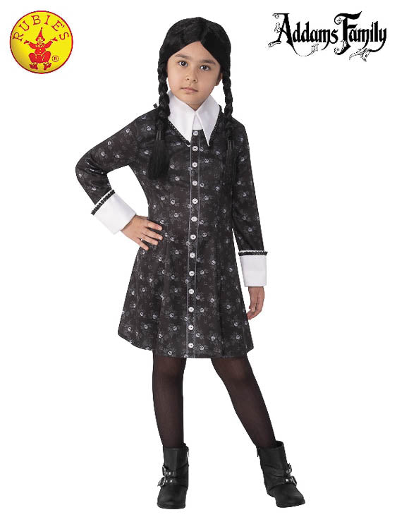 WEDNESDAY ADDAMS COSTUME, CHILD - Little Shop of Horrors