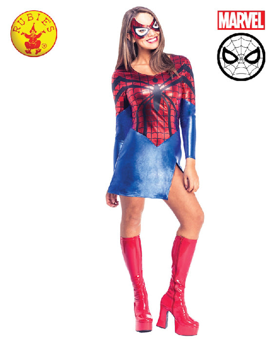 SPIDER-GIRL DRESS AND MASK - ADULT - Little Shop of Horrors
