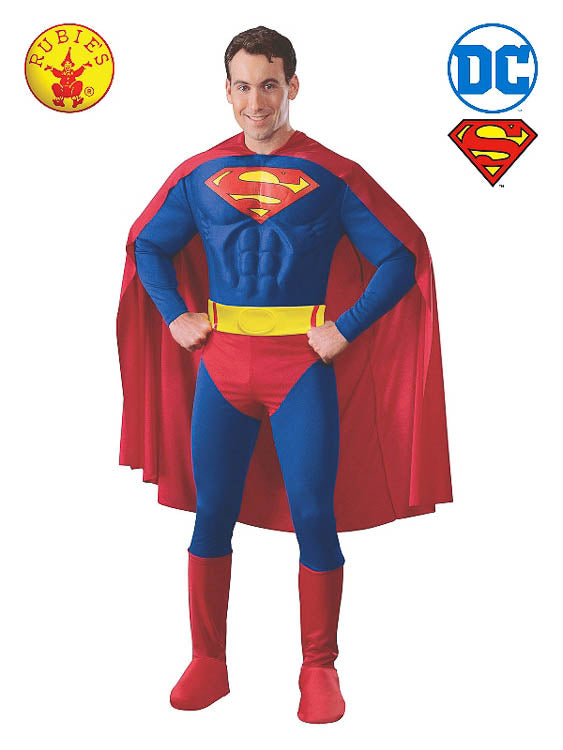 SUPERMAN MUSCLE CHEST COSTUME, ADULT - Little Shop of Horrors