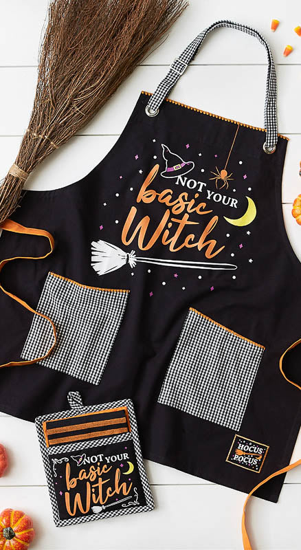Halloween Apron: Not Your Basic Witch - Little Shop of Horrors