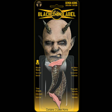 Black Label Latex Prosthetic: Demon Horns - Little Shop of Horrors