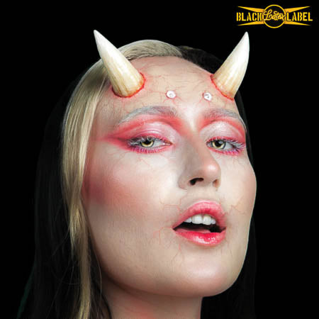 Black Label Latex Prosthetic: Large Devil Horns - Little Shop of Horrors