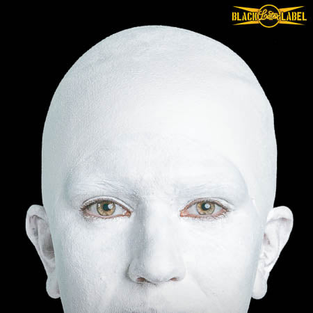 Black Label Bald Cap: White - Little Shop of Horrors