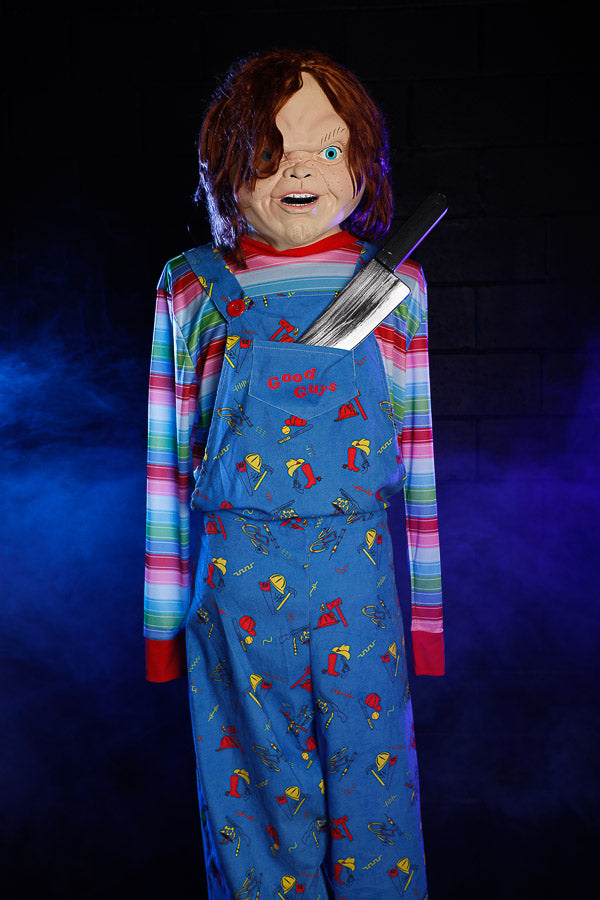 Childs Play Chucky Costume Hire, plus Makeup and Photography. Proudly by and available at, Little Shop of Horrors Costumery 6/1 Watt Rd Mornington & Melbourne