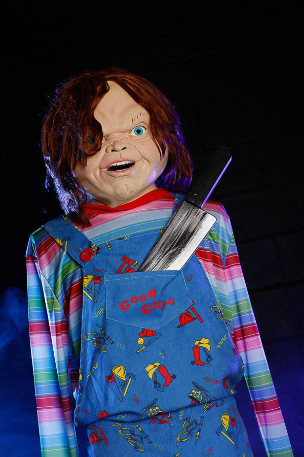 Childs Play Chucky Costume Hire, plus Makeup and Photography. Proudly by and available at, Little Shop of Horrors Costumery 6/1 Watt Rd Mornington & Melbourne