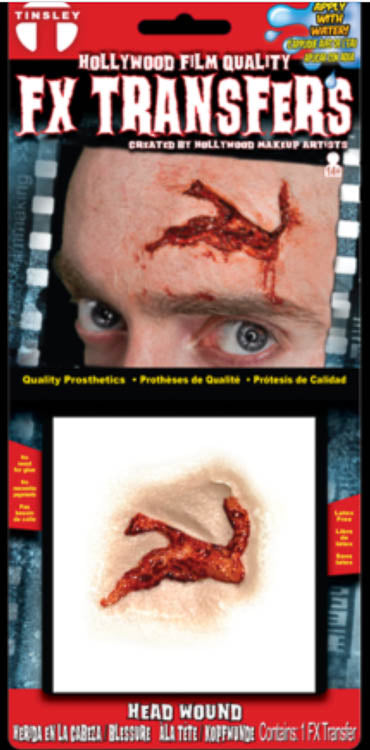 Head Wound 3D FX Transfer: Small - Little Shop of Horrors