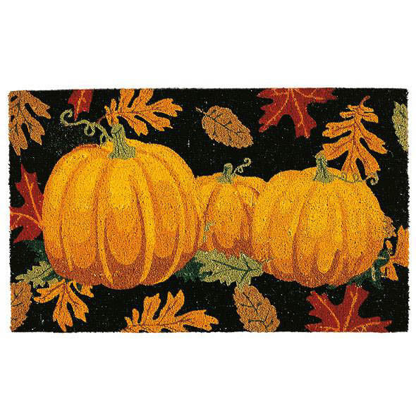 Halloween Deluxe Pumpkin Doormat - Little Shop of Horrors