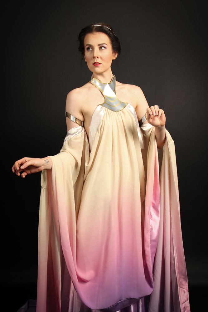 Padme Amidala, Queen of Naboo, Star Wars Costume Hire or Cosplay, plus Makeup and Photography. Proudly by and available at, Little Shop of Horrors Costumery Mornington & Melbourne.