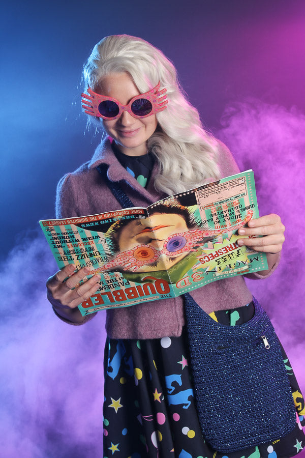 Harry Potter Luna Lovegood Costume Hire or Cosplay, plus Makeup and Photography. Proudly by and available at, Little Shop of Horrors Costumery 6/1 Watt Rd Mornington & Melbourne