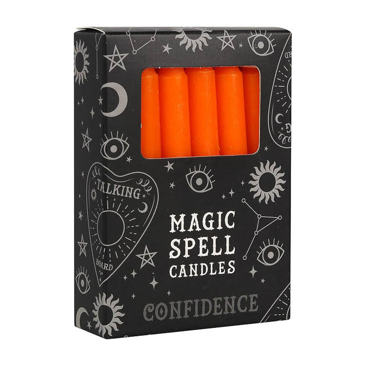 Magic Spell Candles: Orange 'Confidence' - Little Shop of Horrors
