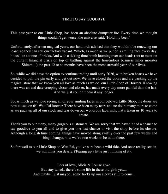 Time to say Goodbye - Little Shop of Horrors