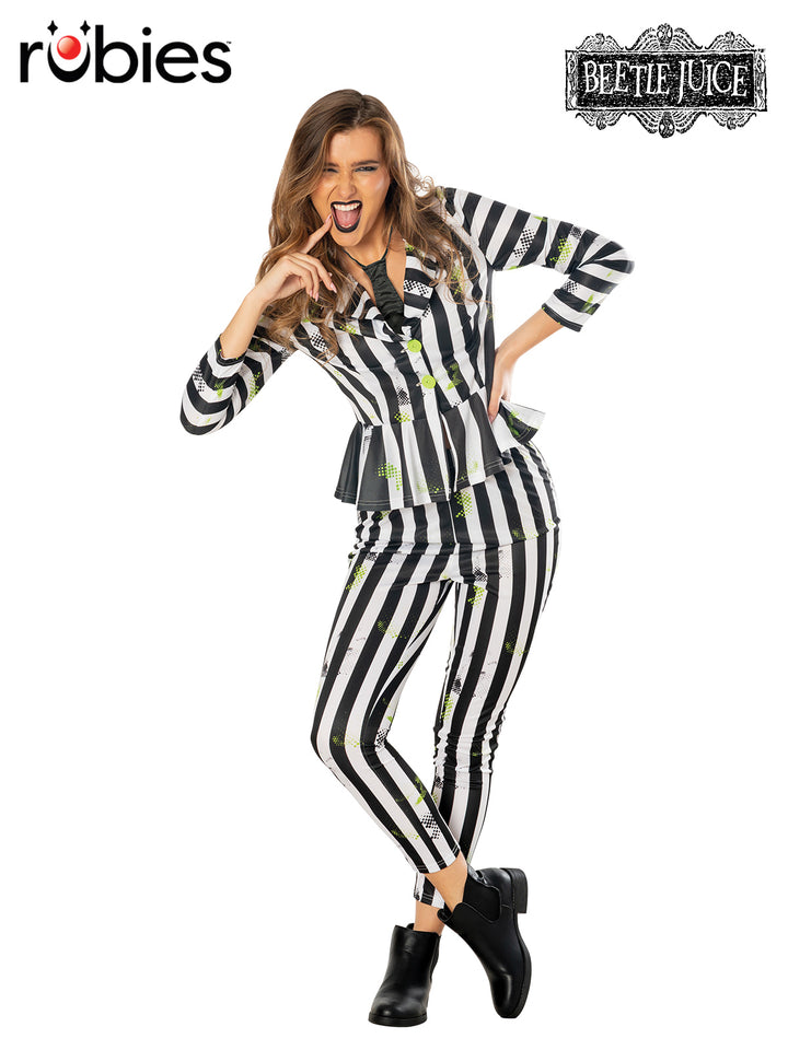 BEETLEJUICE DELUXE WOMENS COSTUME, ADULT