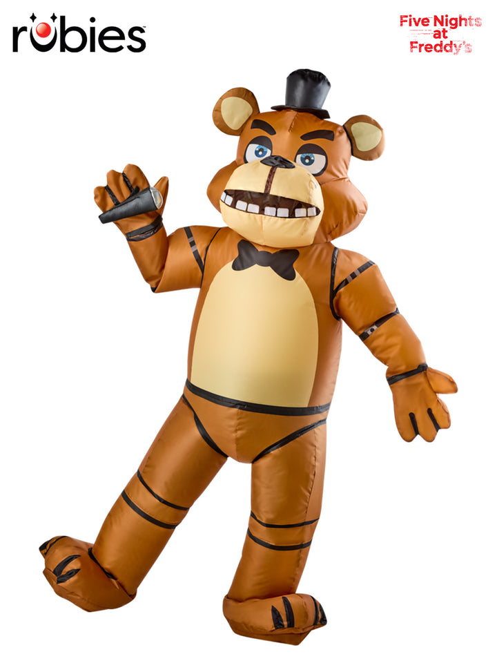 FREDDY FNAF INFLATABLE ADULT COSTUME – ONE SIZE - Little Shop of Horrors Costumery & Pop-Culture Emporium - 16 Bennetts Rd Mornington Melbourne - Melbourne's Most Iconic Costume Shop