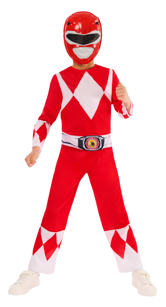 POWER RANGERS RED COSTUME, CHILD - Little Shop of Horrors Costumery & Pop-Culture Emporium - 16 Bennetts Rd Mornington Melbourne - Melbourne's Most Iconic Costume Shop