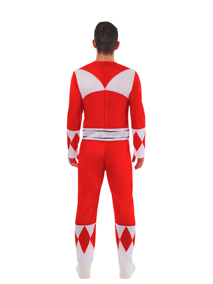 POWER RANGERS RED DELUXE COSTUME, ADULT - Little Shop of Horrors Costumery & Pop-Culture Emporium - 16 Bennetts Rd Mornington Melbourne - Melbourne's Most Iconic Costume Shop