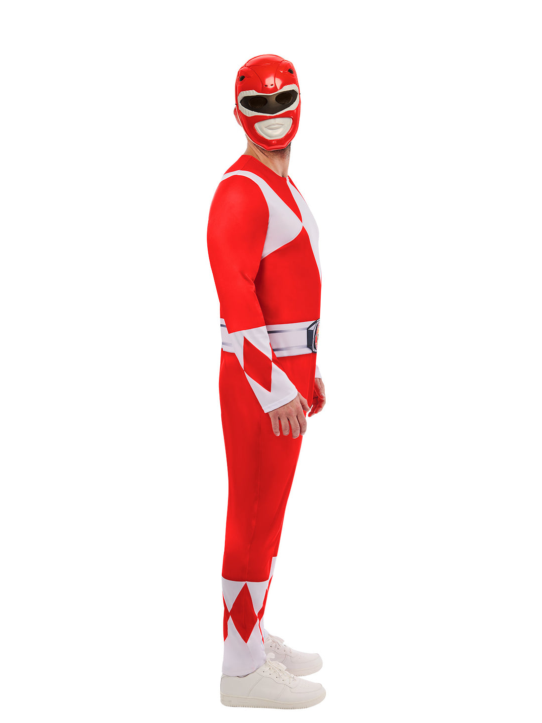 POWER RANGERS RED DELUXE COSTUME, ADULT - Little Shop of Horrors Costumery & Pop-Culture Emporium - 16 Bennetts Rd Mornington Melbourne - Melbourne's Most Iconic Costume Shop