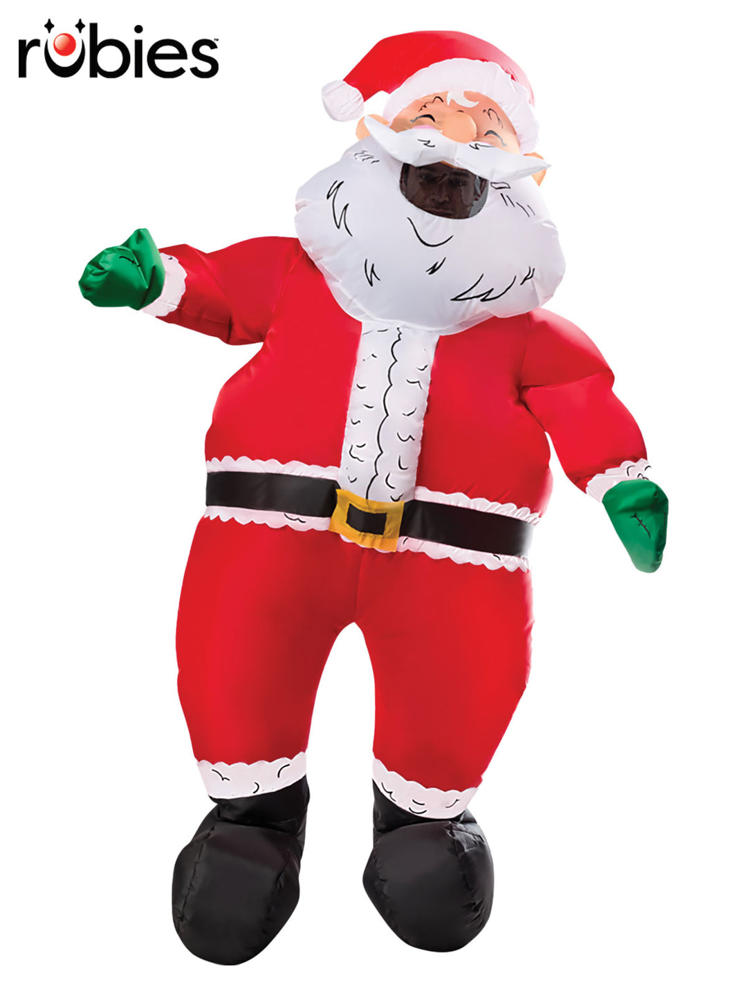 SANTA INFLATABLE ADULT COSTUME – ONE SIZE - Little Shop of Horrors Costumery & Pop-Culture Emporium - 16 Bennetts Rd Mornington Melbourne - Melbourne's Most Iconic Costume Shop