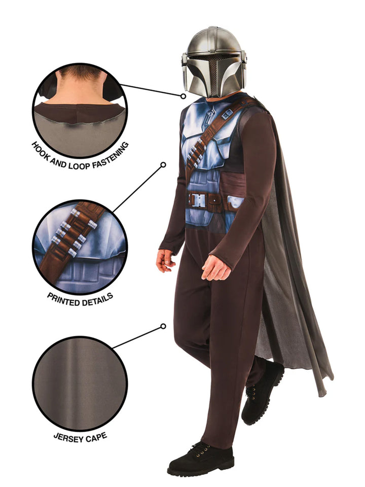 MANDALORIAN COSTUME, ADULT - Little Shop of Horrors Costumery & Pop-Culture Emporium - 16 Bennetts Rd Mornington Melbourne - Melbourne's Most Iconic Costume Shop