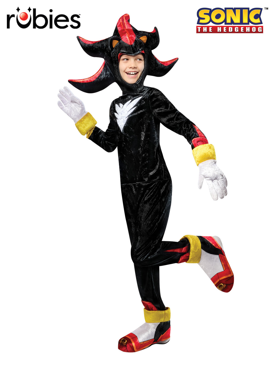 SHADOW – SONIC THE HEDGEHOG DELUXE COSTUME, CHILD - Little Shop of Horrors Costumery & Pop-Culture Emporium - 16 Bennetts Rd Mornington Melbourne - Melbourne's Most Iconic Costume Shop