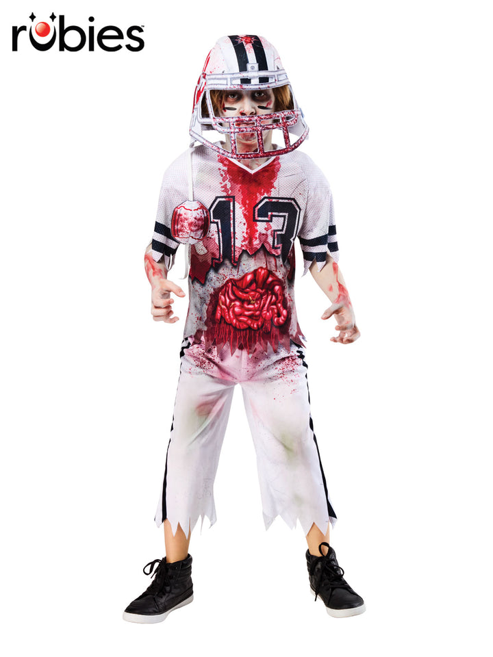 ZOMBIE AMERICAN FOOTBALL PLAYER COSTUME, CHILD - Little Shop of Horrors Costumery & Pop-Culture Emporium - 16 Bennetts Rd Mornington Melbourne - Melbourne's Most Iconic Costume Shop