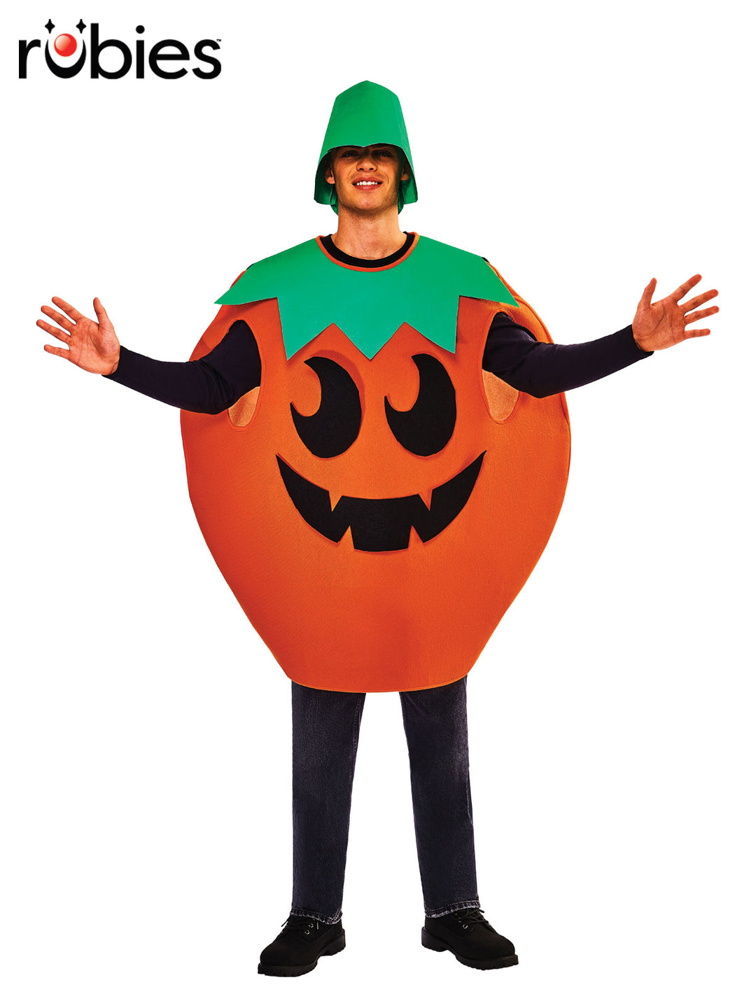 PUMPKIN TABARD – ADULTS ONE SIZE - Little Shop of Horrors Costumery & Pop-Culture Emporium - 16 Bennetts Rd Mornington Melbourne - Melbourne's Most Iconic Costume Shop