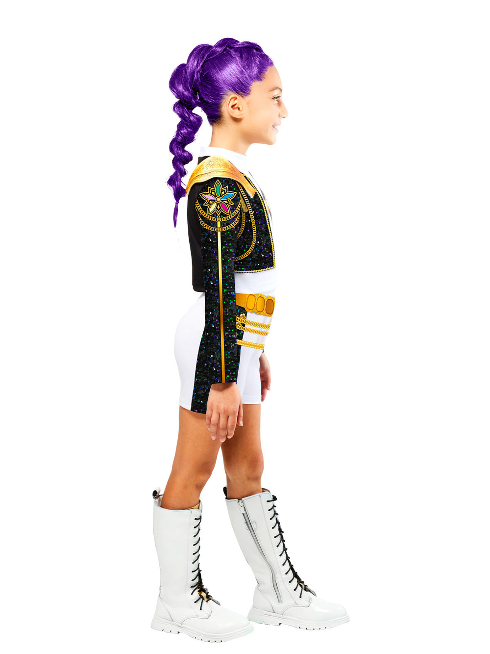 K-POP DEMON HUNTERS RUMI GOLD COSTUME, CHILD - Little Shop of Horrors Costumery & Pop-Culture Emporium - 16 Bennetts Rd Mornington Melbourne