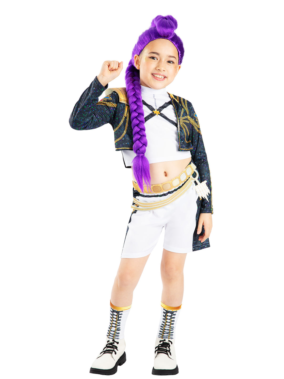 K-POP RUMI GOLD DELUXE COSTUME, CHILD - Little Shop of Horrors Costumery & Pop-Culture Emporium - 16 Bennetts Rd Mornington Melbourne