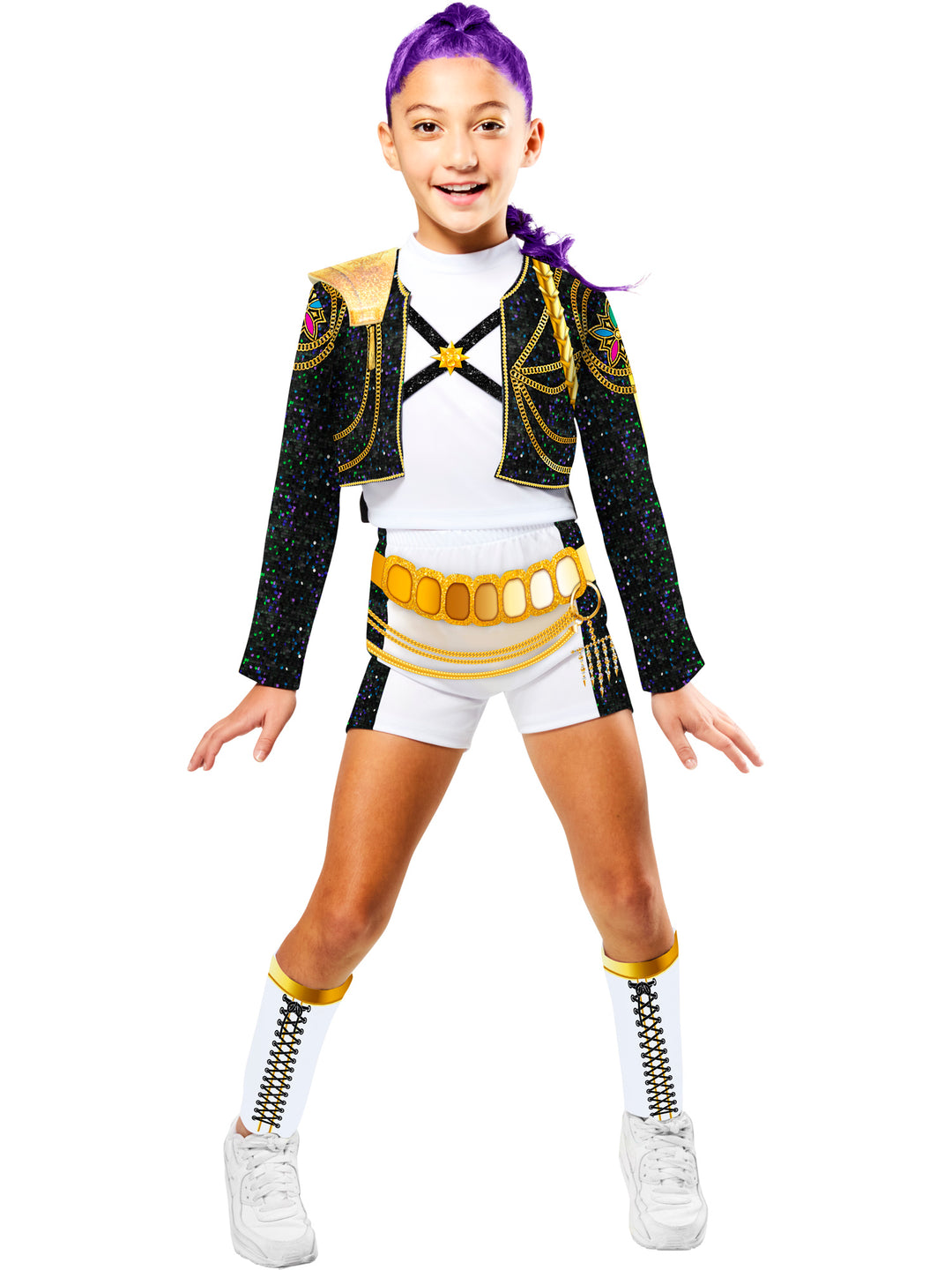 K-POP RUMI GOLD DELUXE COSTUME, CHILD - Little Shop of Horrors Costumery & Pop-Culture Emporium - 16 Bennetts Rd Mornington Melbourne