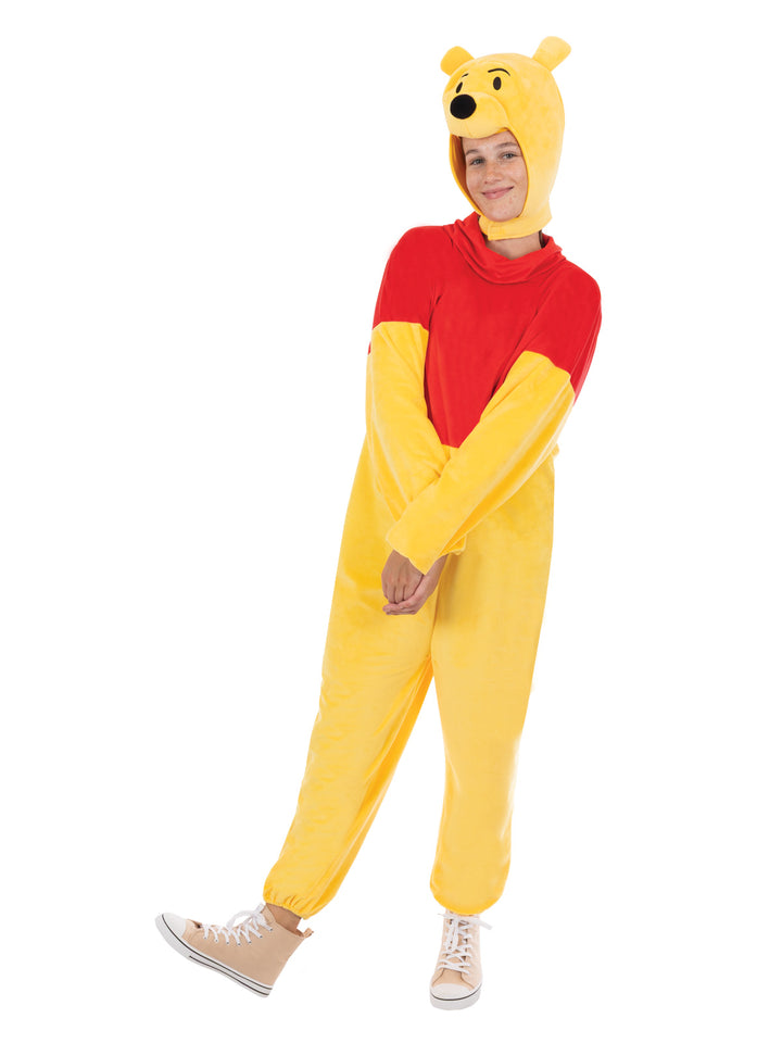 WINNIE THE POOH DELUXE ONESIE, ADULT - Little Shop of Horrors Costumery & Pop-Culture Emporium - 16 Bennetts Rd Mornington Melbourne - Melbourne's Most Iconic Costume Shop