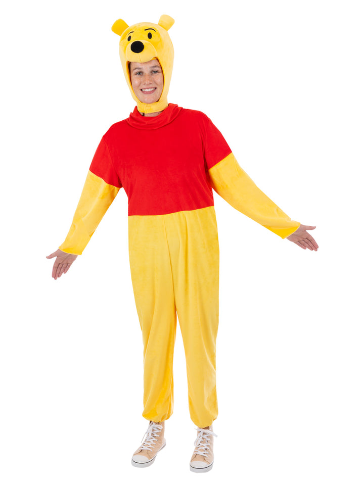 WINNIE THE POOH DELUXE ONESIE, ADULT - Little Shop of Horrors Costumery & Pop-Culture Emporium - 16 Bennetts Rd Mornington Melbourne - Melbourne's Most Iconic Costume Shop