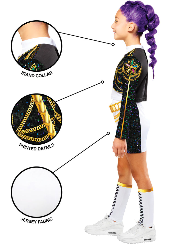 K-POP RUMI GOLD HYBRID COSTUME, CHILD - Little Shop of Horrors Costumery & Pop-Culture Emporium - 16 Bennetts Rd Mornington Melbourne