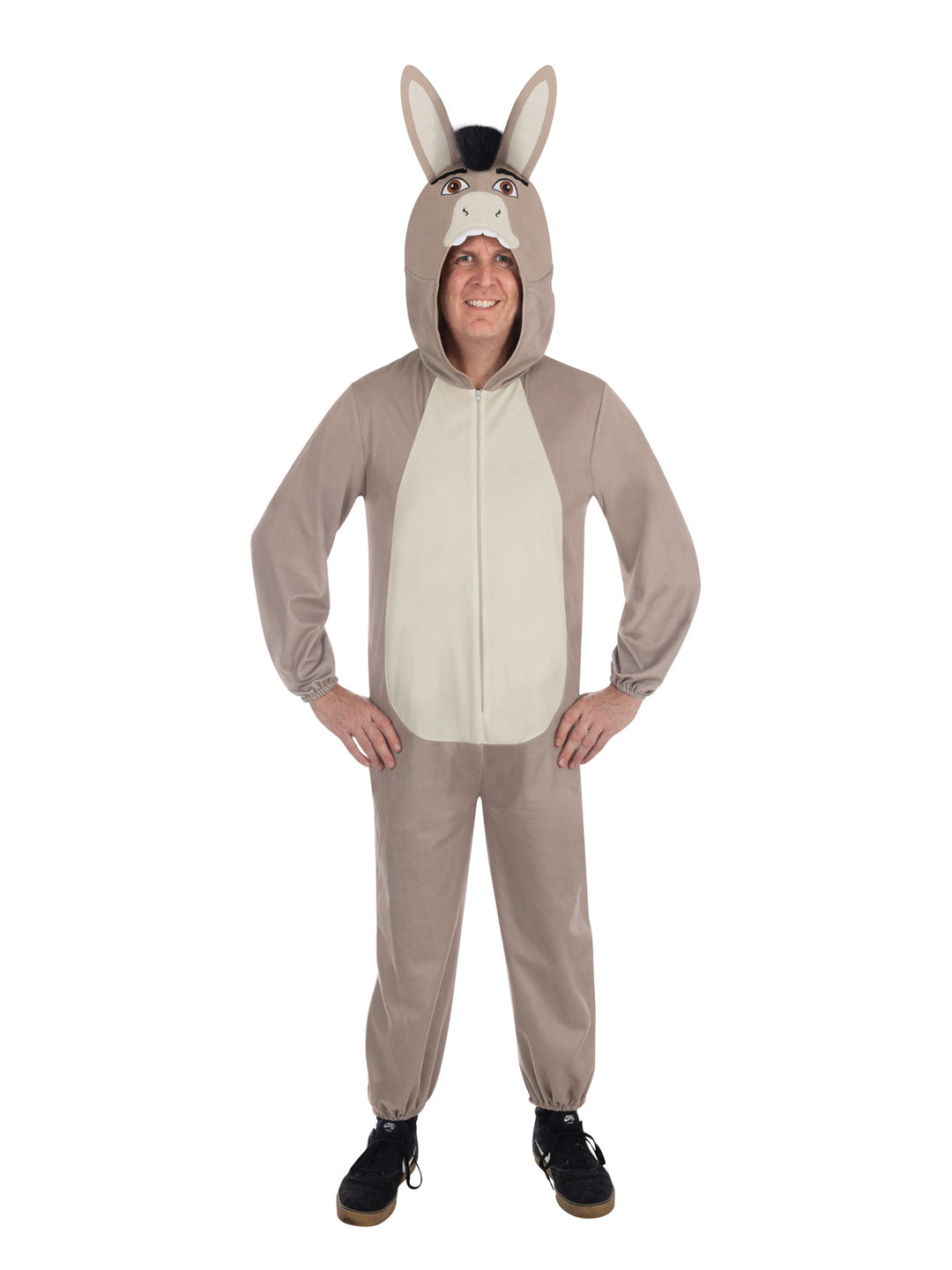 SHREK DONKEY ONESIE COSTUME, ADULT