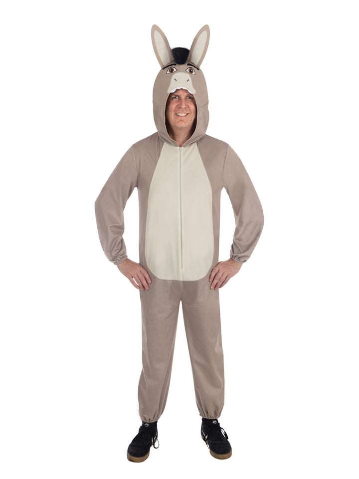 SHREK DONKEY ONESIE COSTUME, ADULT