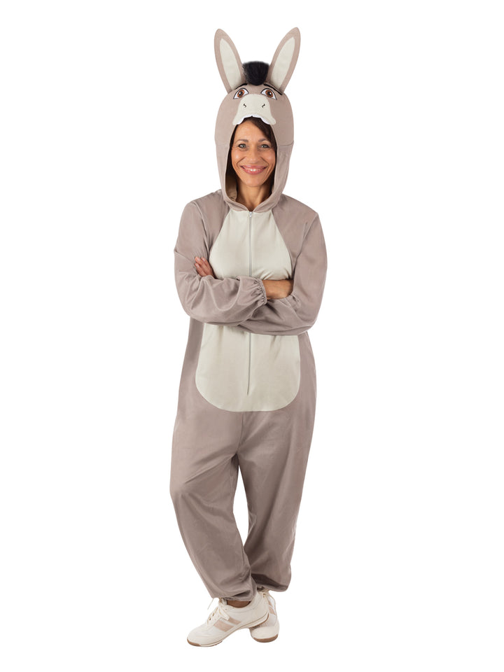 SHREK DONKEY ONESIE COSTUME, ADULT