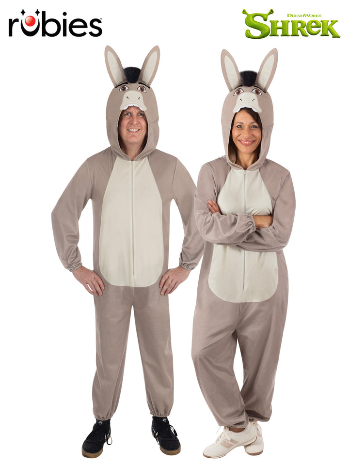 SHREK DONKEY ONESIE COSTUME, ADULT