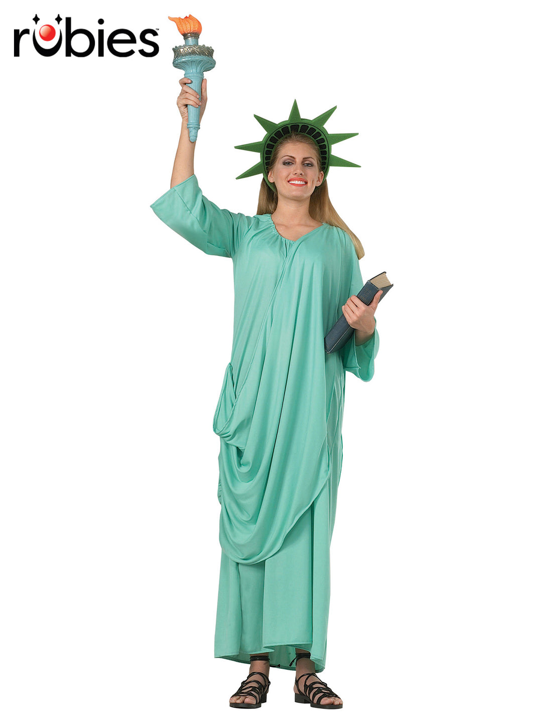 STATUE OF LIBERTY COSTUME, ADULT - Little Shop of Horrors Costumery & Pop-Culture Emporium - 16 Bennetts Rd Mornington Melbourne - Melbourne's Most Iconic Costume Shop