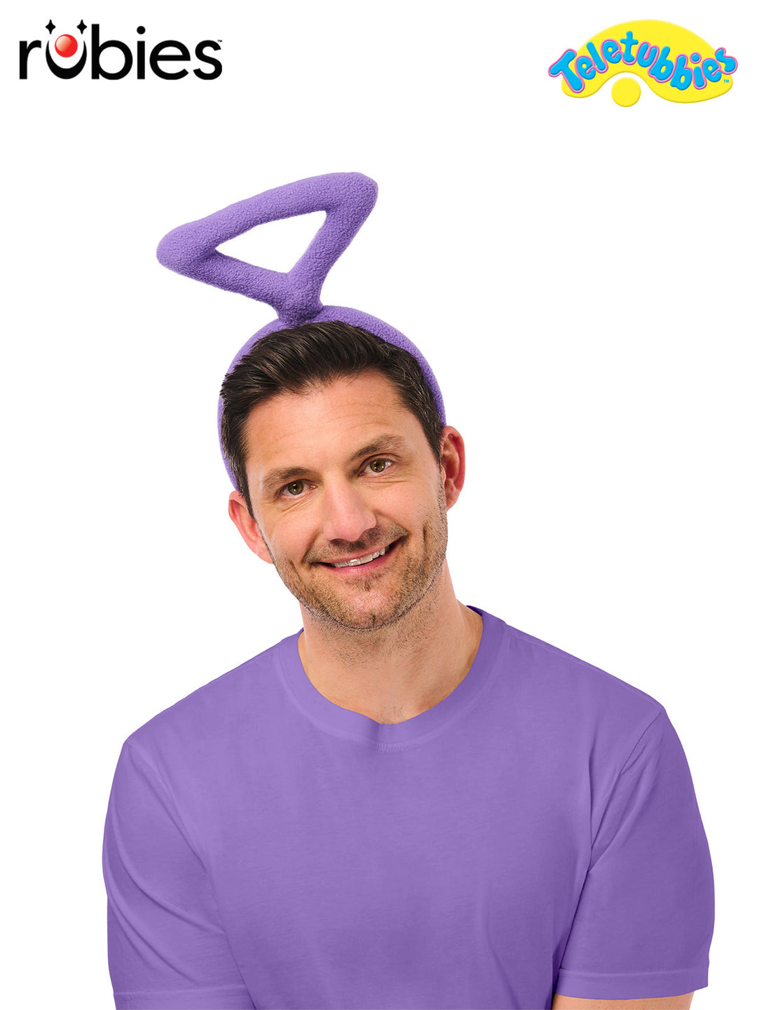 TELETUBBIES TINKY-WINKY HEADBAND – ADULT - Little Shop of Horrors Costumery & Pop-Culture Emporium - 16 Bennetts Rd Mornington Melbourne - Melbourne's Most Iconic Costume Shop